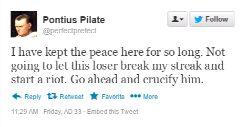 pilate tweet 14