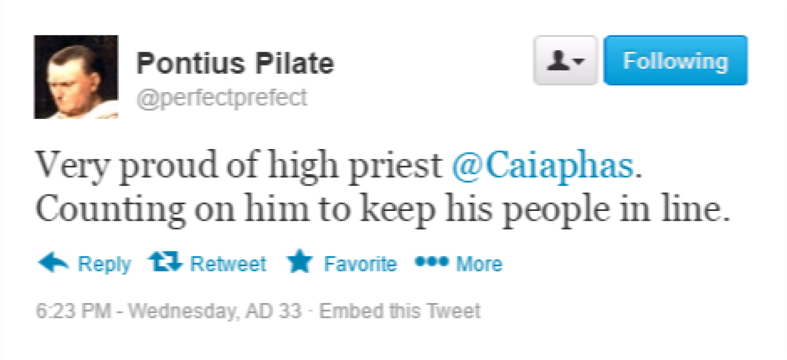 pilate tweet 8