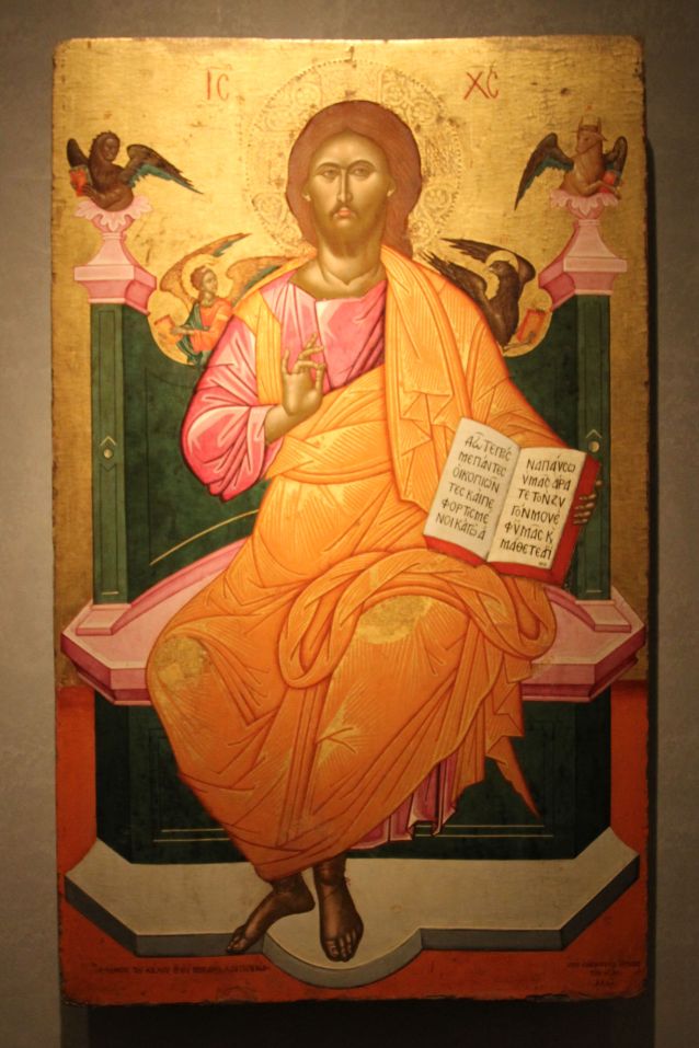 Icon_with_Christ_enthroned._Painted_by_Emmanuel_Tzanes._1664._(8384475988)